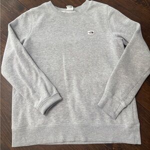 The North Face Light Gray Crewneck Sweater